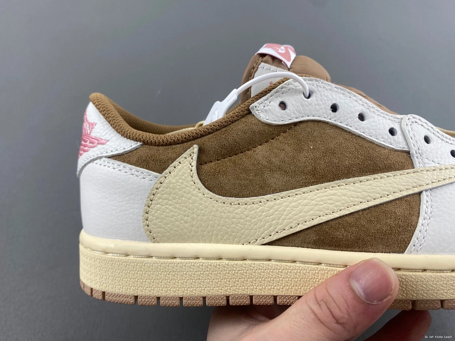 Jordan Scott Shy 1 OG Low Air DM7866-106 Sail Pink Travis 1115